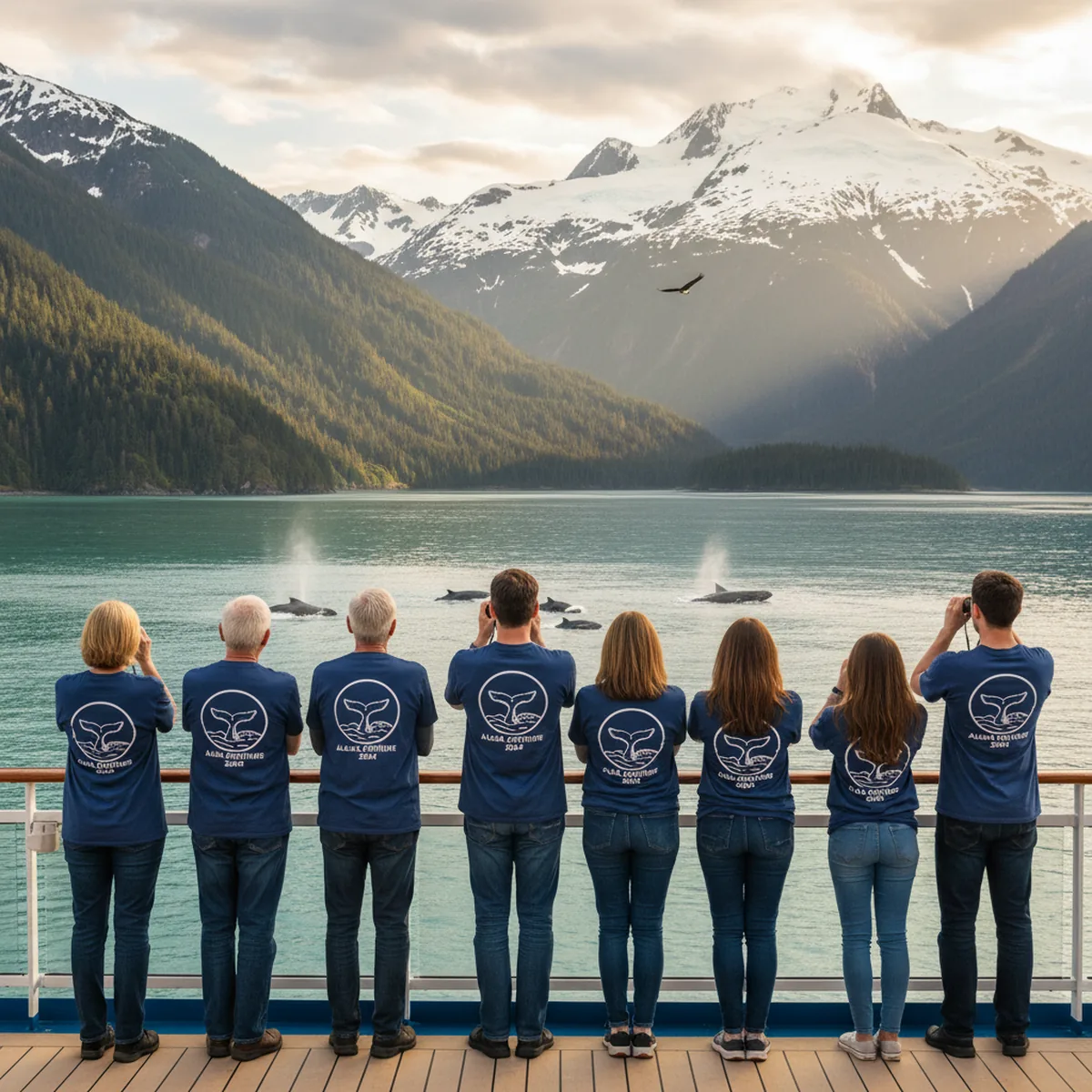 matching cruise shirts for groups — Alaska cruise guide