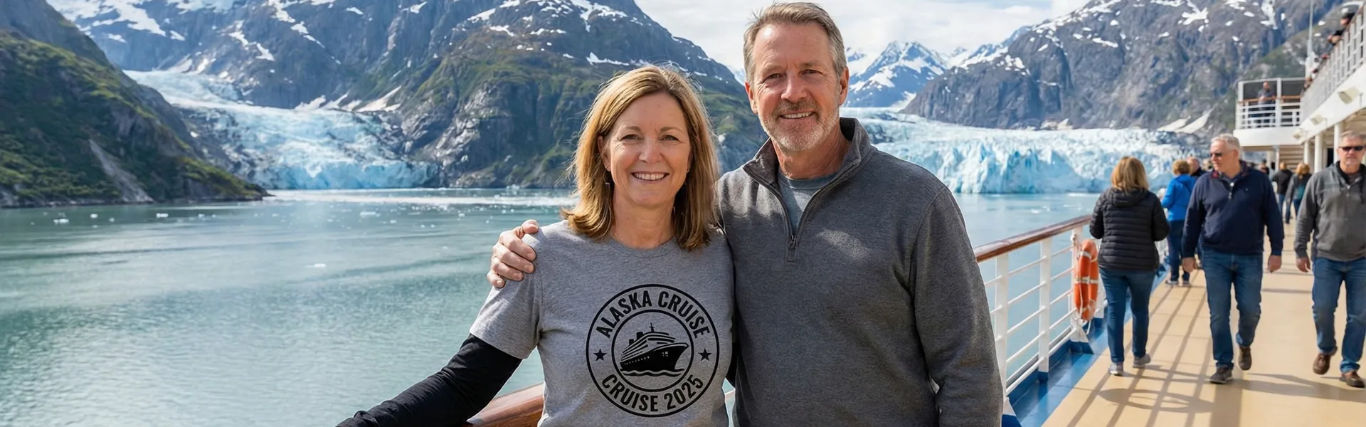 couples alaska cruise shirts — Alaska Cruise Tees collection banner