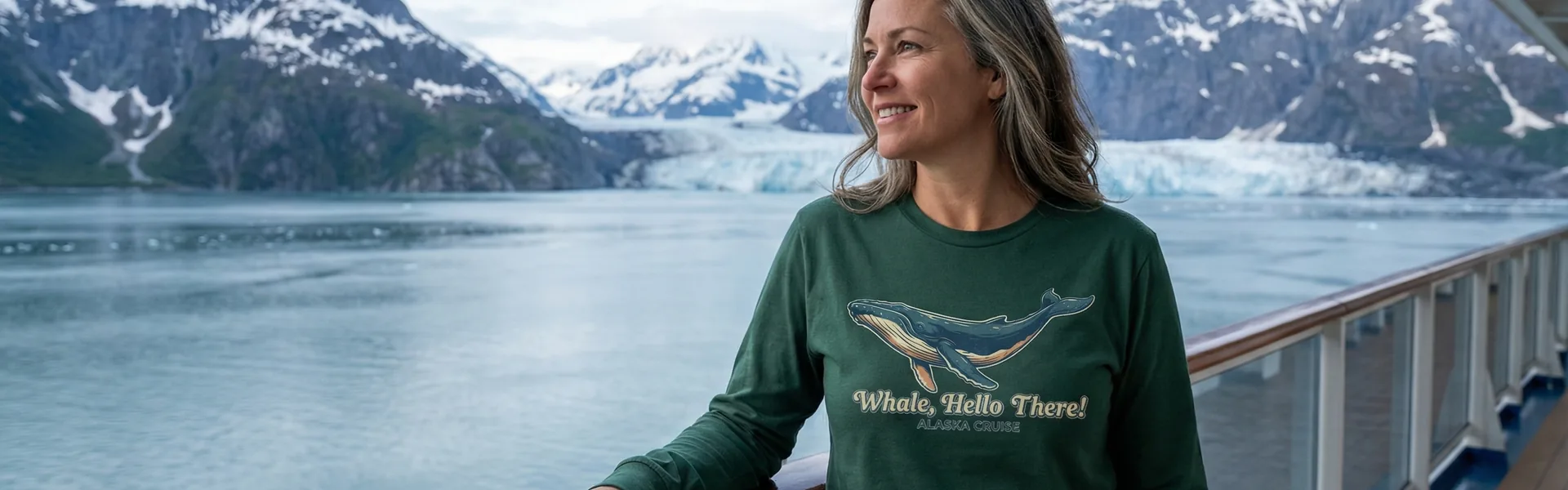 alaska cruise long sleeve shirt — Alaska Cruise Tees collection banner