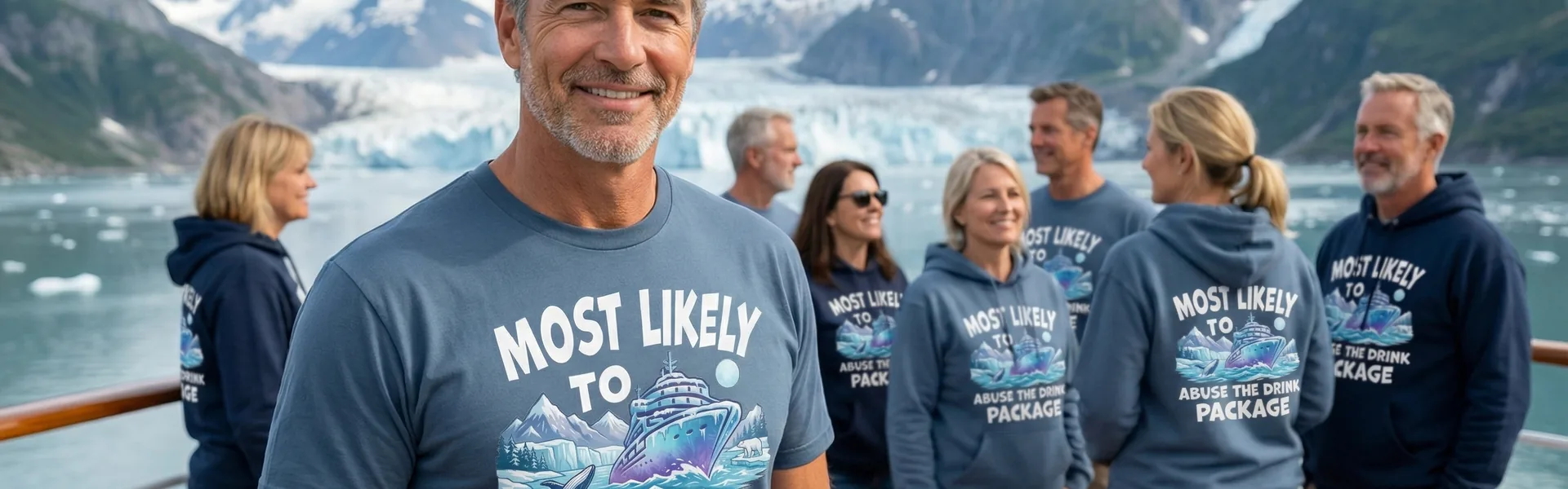 matching alaska cruise shirts — Alaska Cruise Tees collection banner