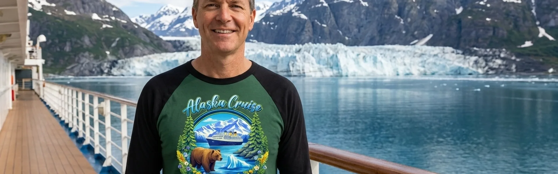 alaska cruise raglan shirts — Alaska Cruise Tees collection banner