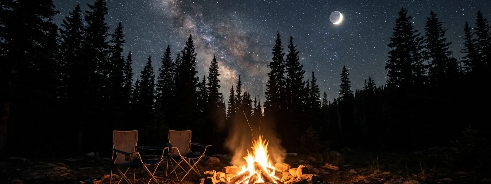 Starry Nights collection hero banner - Camp Life Shirts