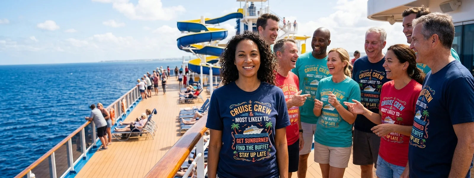 Cruise Crew & Most Likely To collection hero banner - Cruise Shirt Co