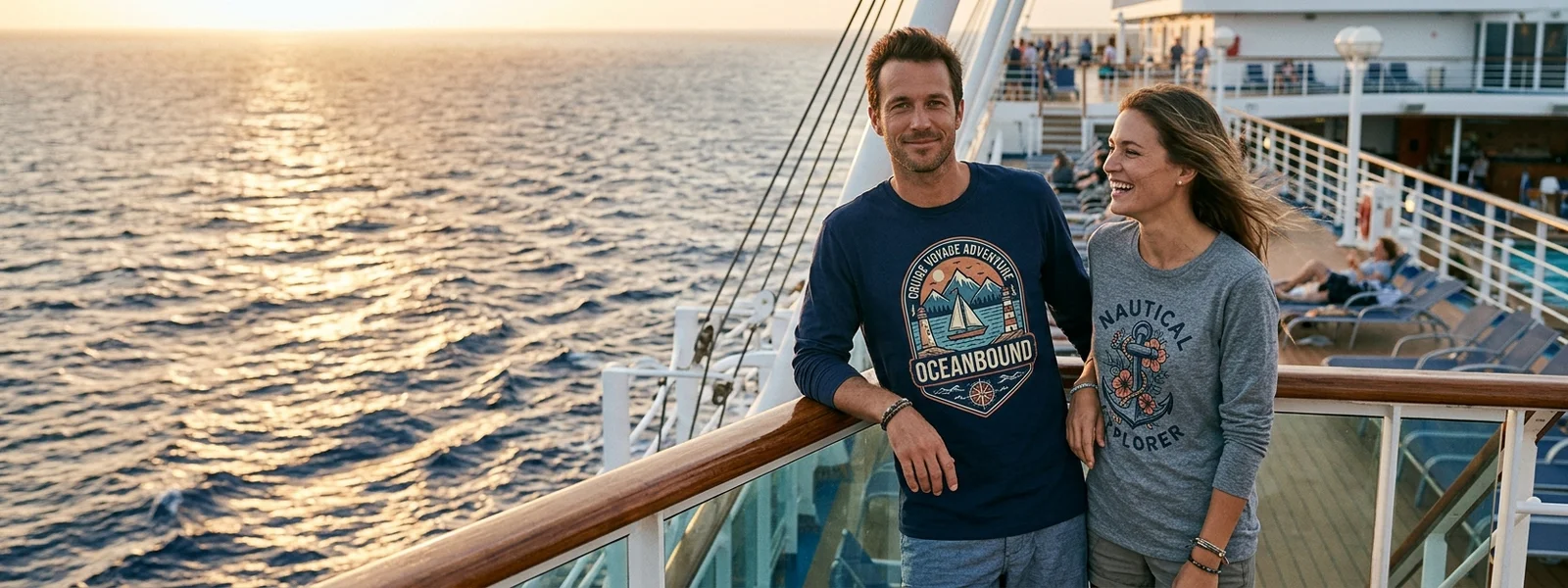 Cruise Long Sleeve Shirts collection hero banner - Cruise Shirt Co