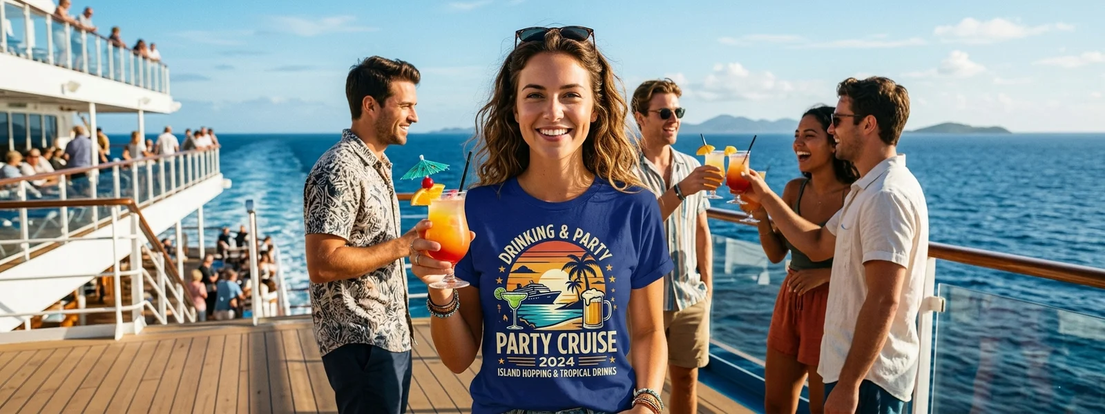 Drinking & Party Cruise collection hero banner - Cruise Shirt Co