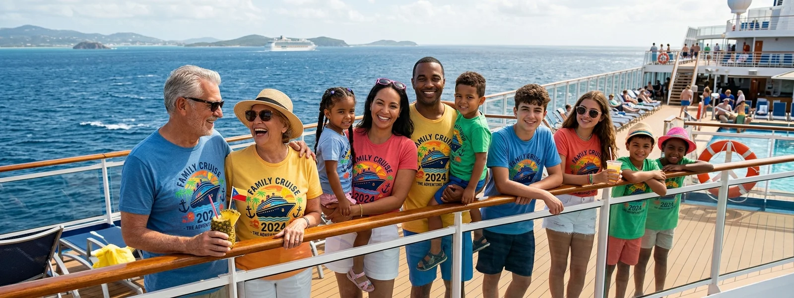 Family Cruise Shirts collection hero banner - Cruise Shirt Co