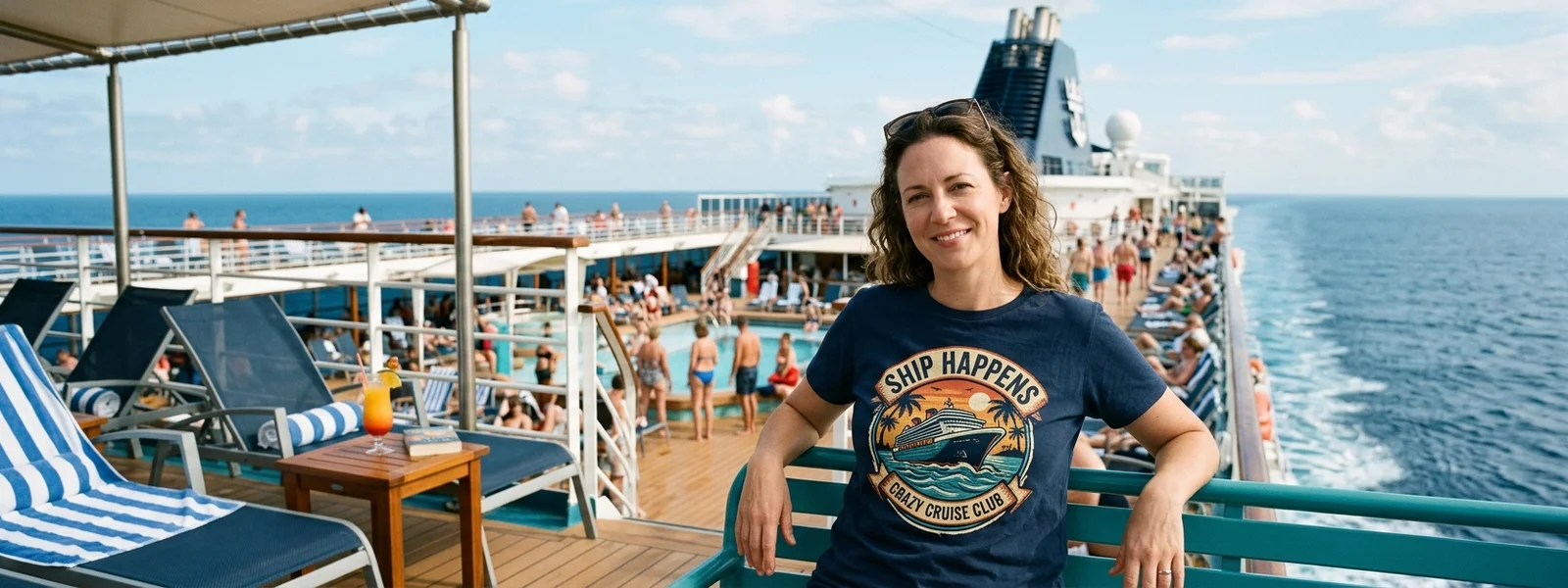 Ship Happens Shirts collection hero banner - Cruise Shirt Co