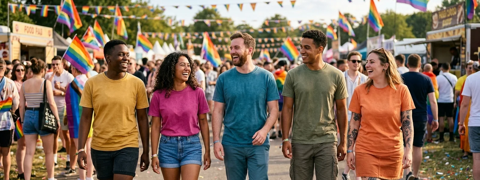 Comfort Colors collection hero banner - Pride Shirt Co