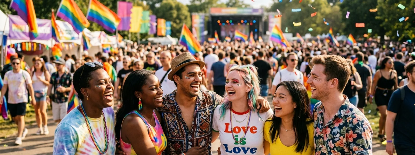 Funny Pride collection hero banner - Pride Shirt Co