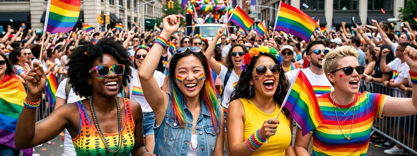 Ladies Tank Tops collection hero banner - Pride Shirt Co