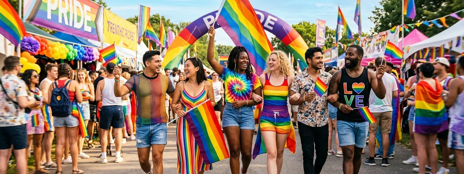 Love Is Love collection hero banner - Pride Shirt Co